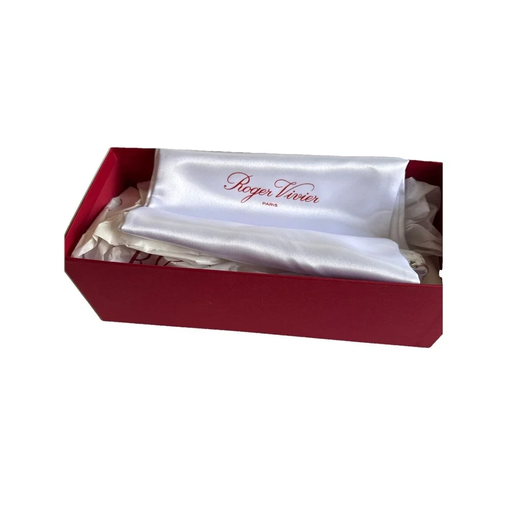 Authentic Roger Vivier Paris Red Shoe / Gift Box - 12.5